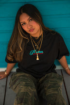 Children of the village Tshirt (Turquoise)