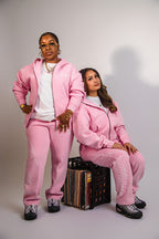 CHILDREN OF THE VILLAGE SWEATPANTS (PINK)
