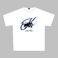 Black Panther GK Script tee (Blue)