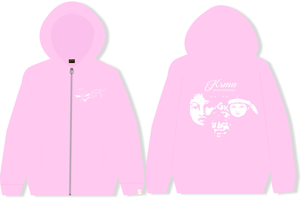 CHILDREN OF THE VILLAGE HOODIE (PINK)